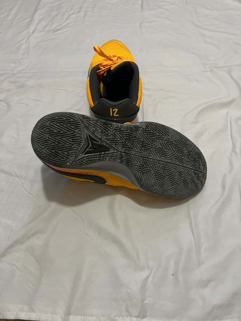 Like New 13.5 Nike Ja 1 Bright Mandarin Basketball Shoes - Picture 5 of 5